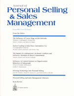 sales effectiveness research paper